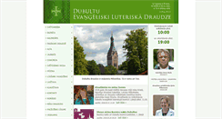 Desktop Screenshot of dubultu-draudze.lelb.lv